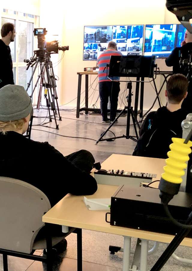 Lichtburg Konferenzraum mit Kameraschulung